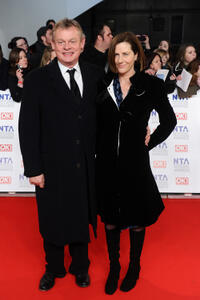 Martin Clunes and Philippa Braithwaite at the National Television Awards 2012 in England.