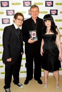Jack Osbourne, Martin Clunes and Kelly Osbourne at the British Comedy Awards 2004.