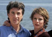 Francois Cluzet and French actress Karin Viard at the photo call for the film "Je suis un Assasin."