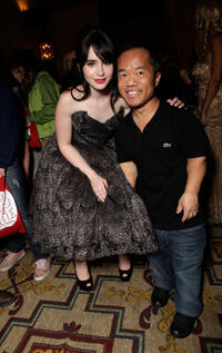Lily Collins and Ronald Lee Clark at the after party of the California premiere of "Mirror Mirror."