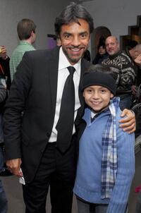 Eugenio Derbez and Adrian Alonso at the after party of "La Misma Luna" during the 2007 Sundance Film Festival.