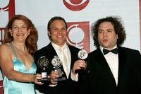 Victoria Clark, Norbert Leo Butz and Dan Fogler at the 59th Annual Tony Awards.