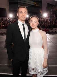 Jake Abel and Saoirse Ronan at the California premiere of "The Twilight Saga: Breaking Dawn - Part 2."