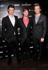 Max Irons, Lee Hardee and Jake Abel at the New York premiere of "The Host."