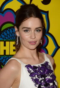Emilia Clarke at the 2012 Emmy Awards.