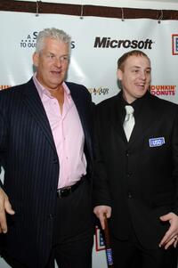 Lenny Clarke and Jeffrey Lynch at the "A Salute To Our Troops Presented By Microsoft And The USO."