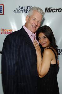 Lenny Clarke and Callie Thorne at the "A Salute To Our Troops Presented By Microsoft And The USO."