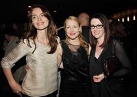 Saffron Burrows, Patricia Clarkson and Megan Mullally at the after party of the California premiere of "Whatever Works."