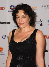Lucy Cohu at the 36th Annual International Emmy Awards.