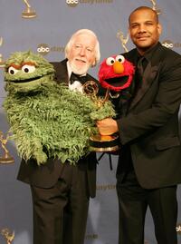 Carroll Spinney and Kevin Clash at the 33rd Annual Daytime Emmy Awards.