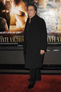 Christian Clavier at the Paris premiere of "La Sainte Victoire."