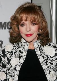 Joan Collins at the party for Glamour Magazine's first-ever Hero Issue.