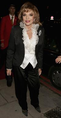 Joan Collins at the 80th birthday party.