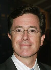 Stephen Colbert at the premiere of "Bewitched."