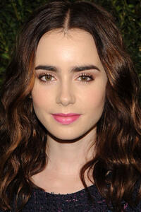 Lily Collins at the Chanel Pre-Oscar Dinner in L.A.