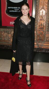 Shanna Collins at the opening night performance of "White Christmas."