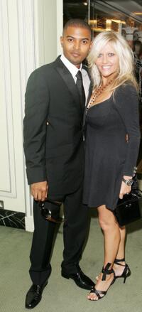 Noel Clarke and Camille Coduri at the TV Quick and TV Choice Awards.