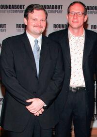 John Ellison Conlee and director Mark Brokaw at the opening night of "The Constant Wife."