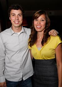 John Frances Daley and Michaela Conlin at the Fox party for the 2008 Comic Con at Pasqualle.