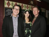 Director Neil Armfield, Silvia Colloca and Richard Roxburgh at the Company B's 2007 season launch.