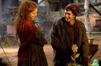 Lily Cole as Valentina and Andrew Garfield as Anton in "The Imaginarium of Doctor Parnassus."