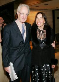David Shire and Didi Conn at the Children and Art Honoring Stephen Sondheim's 75th Birthday post-show dinner.