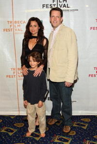 Minnie Driver, Bobby Coleman and director Charles Oliver at the premiere of "Take" during the 2007 Tribeca Film Festival.