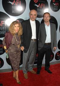 Micheline Roquebrune, Sir Sean Connery and Jason Connery at the AFI's Night at Movies presented by Target.