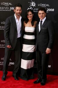 Eric Bana, Rebecca Gleeson and Vince Colosimo at the L'Oreal Paris 2008 AFI Awards.