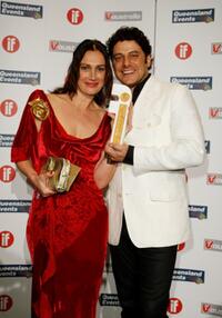 Monique Hendrickx and Vince Colosimo at the Inside Film (IF) Awards.