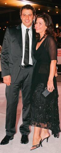 Vince Colosimo and wife Jane Hall at the 47th Annual TV Week Logie Awards.