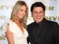 Jennifer Hawkins and Vince Colosimo at the official cocktail launch party.