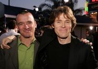 John G. Connolly and Willem Dafoe at the premiere of "XXX: State of the Union."