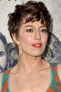 Carrie Coon at the premiere of "The Leftovers" Season 3 in Los Angeles.