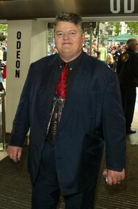 Robbie Coltrane at the UK Party of "Harry Potter And The Prisoner Of Azkaban".