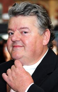 Robbie Coltrane at the premiere of "Harry Potter And The Order Of The Phoenix".