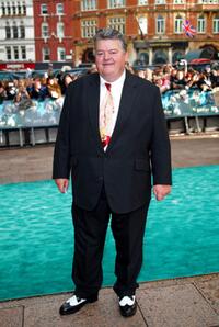 Robbie Coltrane at the premiere of "Harry Potter And The Order Of The Phoenix".