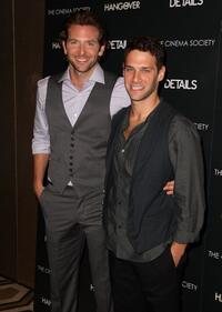 Bradley Cooper and Justin Bartha at the screening of "Hangover."