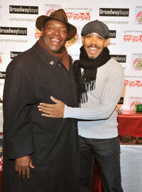 Chuck Cooper and Darius De Hass at the 5th Annual Broadway Sings for Toys.