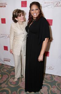 Gloria Allred and Kim Coles at the YWCA Grand Masquerade Benefactrix Ball.