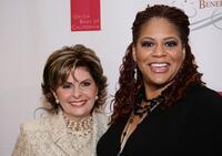 Gloria Allred and Kim Coles at the YWCA Grand Masquerade Benefactrix Ball.