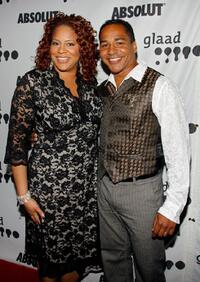 Kim Coles and Scotch Ellis Loring at the 18th Annual GLAAD Media Awards.