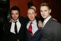 Dominic Cooper, Nicholas Hytner and Samuel Barnett at the after party of the special screening of "The History Boys."