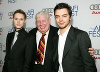 Samuel Anderson, Richard Griffiths and Dominic Cooper at the North American premiere of "The History Boys" during the AFI FEST 2006.