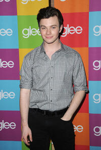 Chris Colfer at the Academy Screening And Q&A of "Glee" in California.