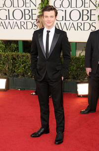 Chris Colfer at the 68th Annual Golden Globe Awards in California.