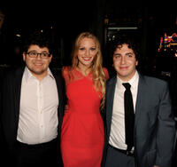 Jonathan Daniel Brown, Kirby Bliss Blanton and Oliver Cooper at the California premiere of "Project X."