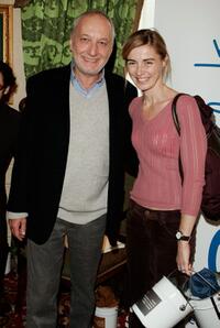 Francois Berleand and Anne Consigny at the "Espace Glamour Chic" gift lounge.