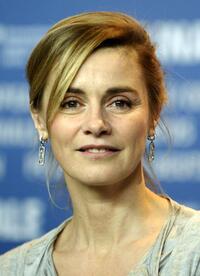 Anne Consigny at the press conference of "John Rabe" during the 59th Berlin Film Festival.