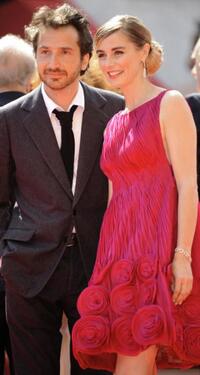 Edouard Baer and Anne Consigny at the screening of "Les Herbes Folles" during the 62nd International Cannes Film Festival.